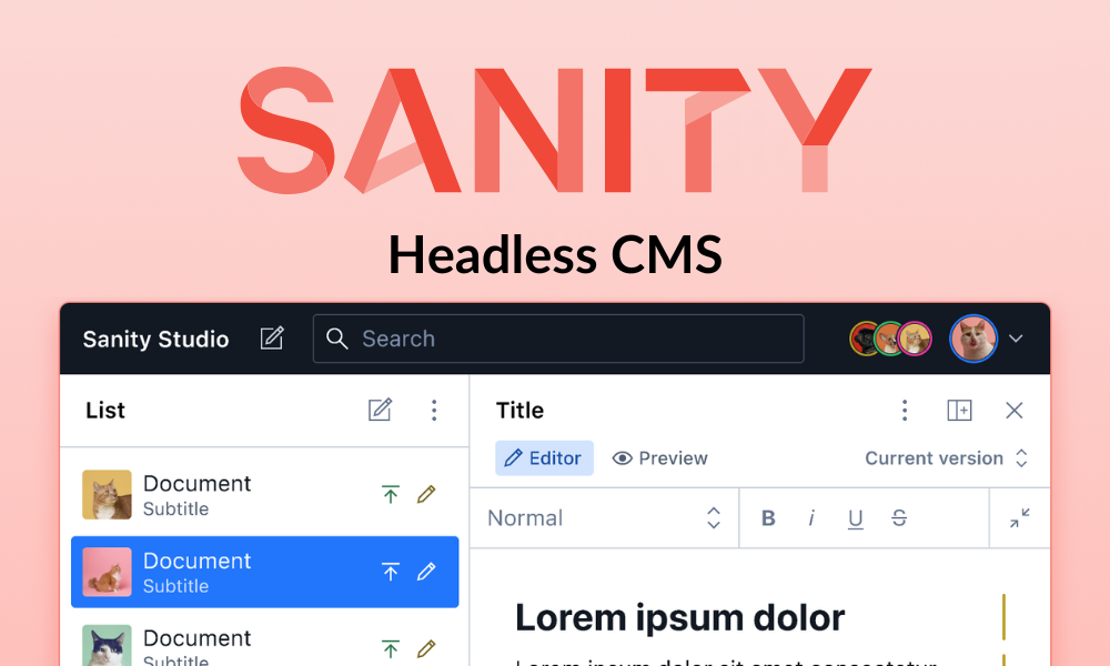 Sanity Headless CMS